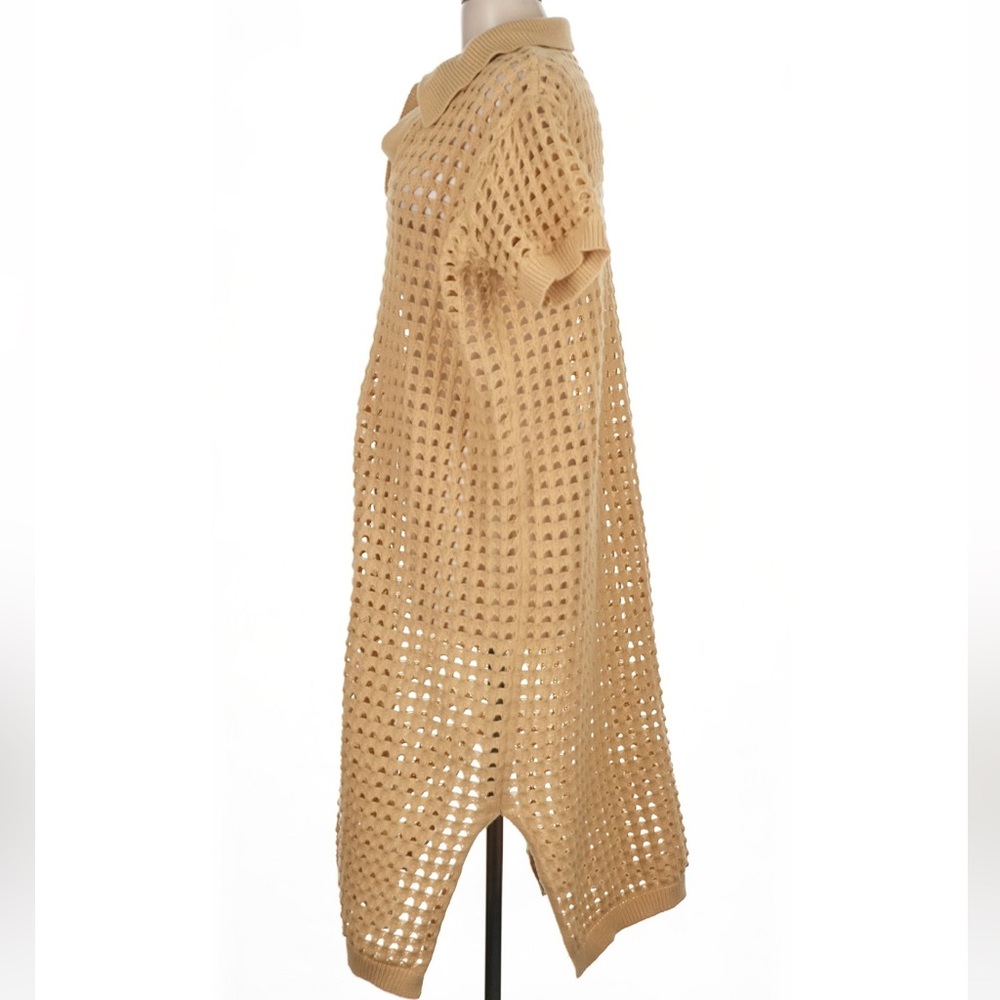 Dressed in Lala Soul Stuff Knit Dress in Tan - Picture 10 of 12